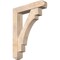 Ekena Millwork Merced Craftsman Smooth Bracket w/ Offset Brace, Douglas Fir, 7 1/2"W x 36"D x 48"H BKT0806X36X48MRC04SDF - alternate 1